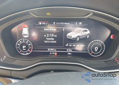 2019 Audi Q5 45 Premium z USA, uszkodzony, nr VIN WA1BNAFY1K2050243